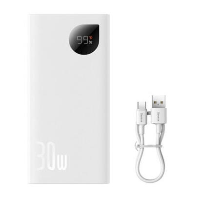 baseus-power-bank-adaman2-with-digital-display-cuu-pd-30-qc-30-30w-10000-mah-with-type-c-cable-03m-white-ppad080002