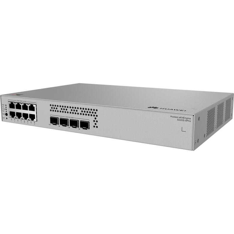 huawei-data-communications220s-8p4js220s-8p4js220s-8p4j-8-10-100-1000base-t-ports-128-w-poe-4-25ge-sfp-ports-built-in-ac-power-f