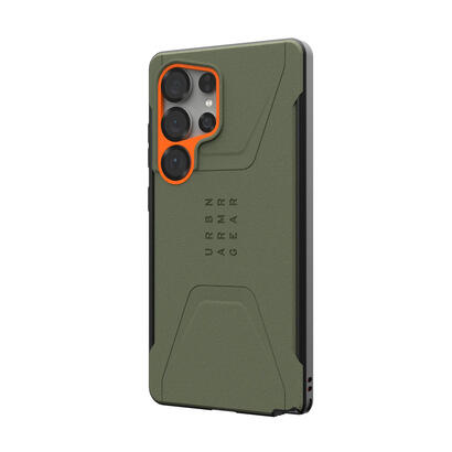 uag-funda-civil-oliva-naranja-samsung-galaxy-s25-ultra