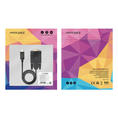 cable-conversor-usb-c-a-vga-usb-cm-vgam-18-m