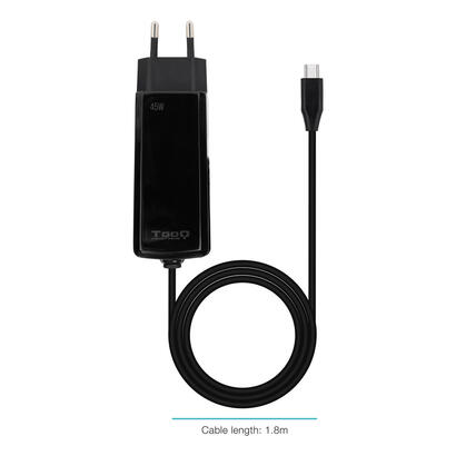 cargador-portatil-gan-usb-c-pd-45w-cubico-negro