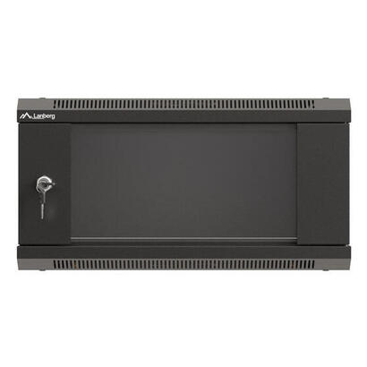 armario-lanberg-mural-rack-19-4u-540x350-flat-pack-negro-puerta-cristal