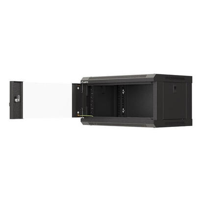 armario-lanberg-mural-rack-19-4u-540x350-flat-pack-negro-puerta-cristal
