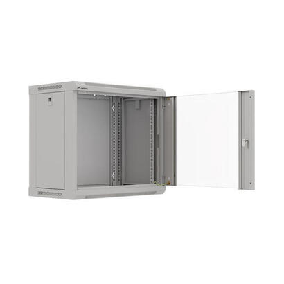 szafa-instalacyjna-rack-wiszaca-19-9u-540x350-szara-drzwi-przeszklone-flat-pack