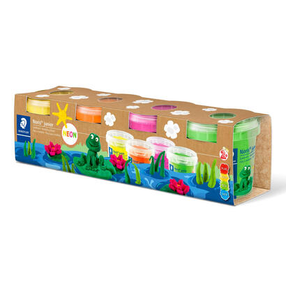 maedtler-spielknete-noris-junior-neonfarben