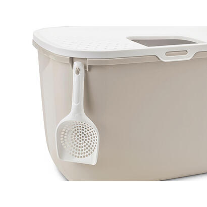 savic-hop-marron-cafe-con-tapa-blanca-bandeja-sanitaria-para-gatos-585x39x395-cm-1-ud