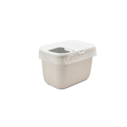savic-hop-marron-cafe-con-tapa-blanca-bandeja-sanitaria-para-gatos-585x39x395-cm-1-ud