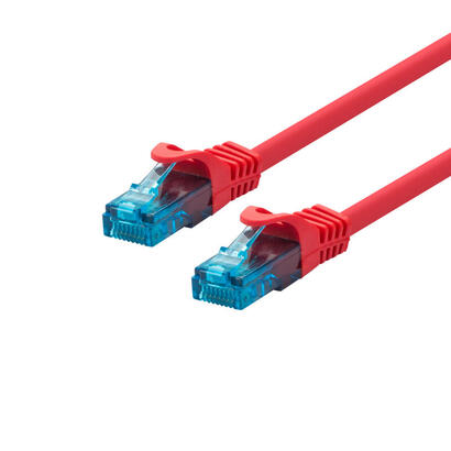 logon-tcu55u0025r-cable-de-red-rojo-025-m-cat5e-uutp-utp
