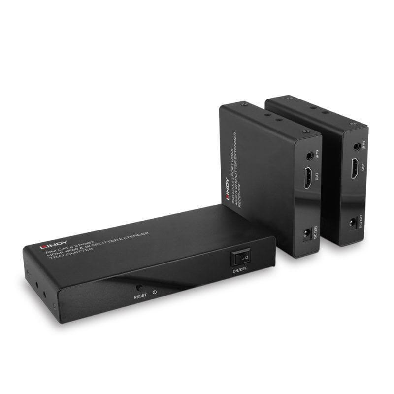 lindy-38385-extensor-audiovideo-transmisor-y-receptor-de-senales-av-negro