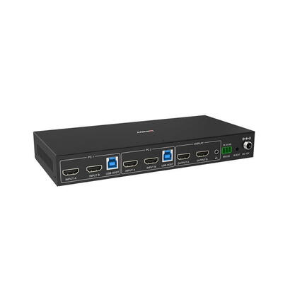 lindy-39314-interruptor-kvm-negro