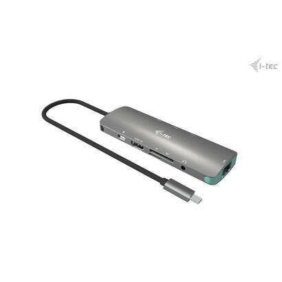 i-tec-usb-c-metal-nano-dock-1xhdmi-4k-1xsd-1xmicrosd-kartenleser-1xglan-1xaudio-3x-usb-30-port-1x-usb-c-pd-charger-100w