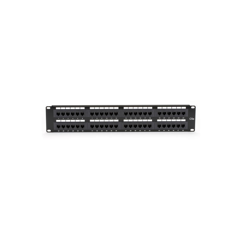 cat5e-patch-panel-48-port-jpm5e48a-cat5e-black-rack cat5e-patch-panel-48-port-jpm5e48a-cat5e-black-rack