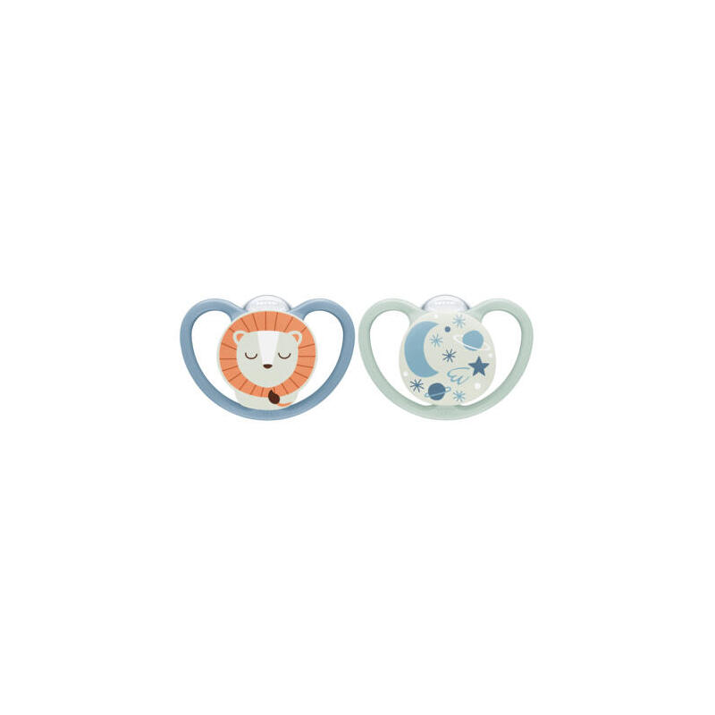 nuk-space-night-silikon-schnuller-6-18m-2-m-azul-mint nuk-space-night-silikon-schnuller-6-18m-2-m-azul-mint