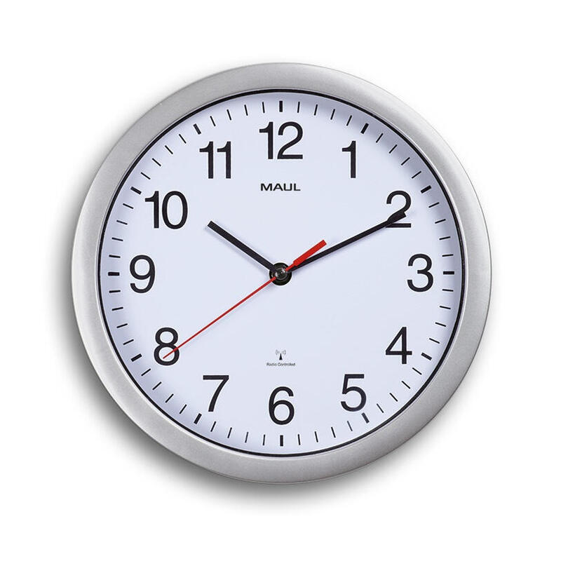 reloj-maul-9052695-de-mesa-o-pared-reloj-de-cuarzo-circulo-plata-blanco reloj-maul-9052695-de-mesa-o-pared-reloj-de-cuarzo-circulo-plata-blanco