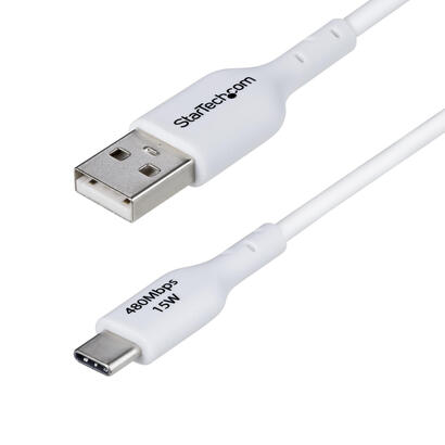 startechcom-3ft-1m-white-usb-a-to-usb-c-charging-cablecord-mm-usb-typ-c-cable-usb-zu-24-pin-usb-c-1-m
