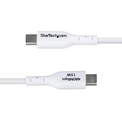 startechcom-3ft-1m-white-usb-a-to-usb-c-charging-cablecord-mm-usb-typ-c-cable-usb-zu-24-pin-usb-c-1-m