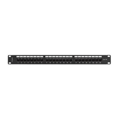 patch-panel-lanberg-24-puertos-1u-19-cat6a-utp-con-organizador-cables-negro