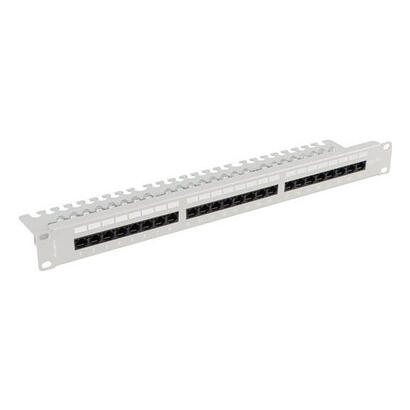 patch-panel-lanberg-24-puertos-1u-19-cat6a-utp-con-organizador-cables-gris
