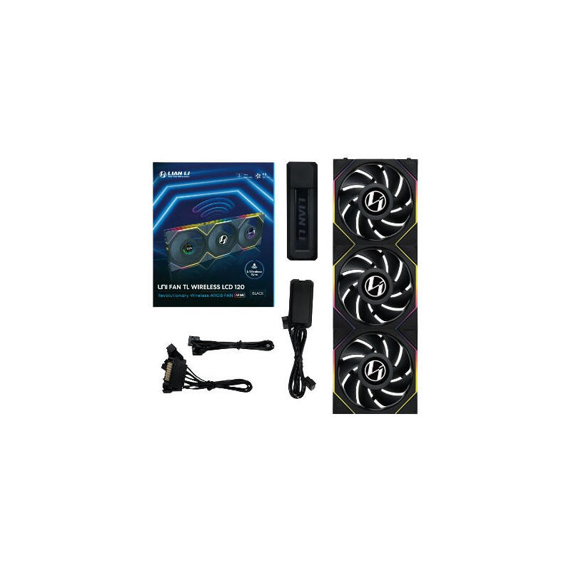 ventilador-120x120-lian-li-unifan-tl-lcd-wireless-black ventilador-120x120-lian-li-unifan-tl-lcd-wireless-black