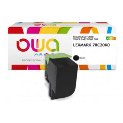 owa-toner-compatible-con-lexmark-78c20k0-negro-2000-s