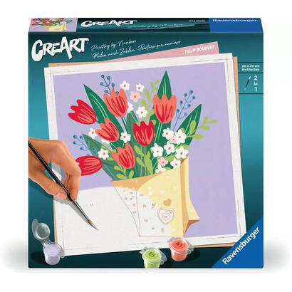 ravensburger-creart-ramo-de-tulipanes-cuadro-25518
