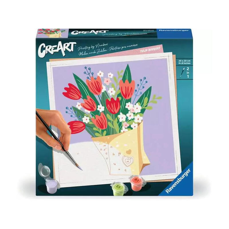 ravensburger-creart-ramo-de-tulipanes-cuadro-25518