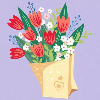 ravensburger-creart-tulp-bouquet-pintura-25518