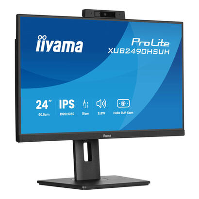 monitor-iiyama-24-prolite-xub2490hsuh-b2-led-matt-fullhd-ips-webcam-microfono-cubo-usb-panel-de-100hz-xub2490hsuh-b2-negro