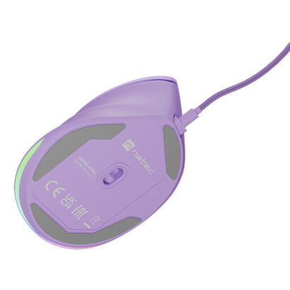 raton-natec-crake-2-pro-vertical-12800-dpi-optico-lavanda