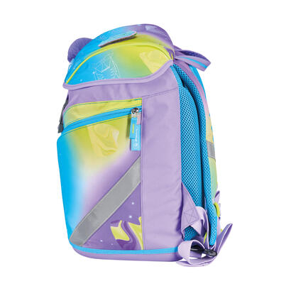 herlitz-softlight-greenline-little-monster-juego-de-mochila-escolar-chica-poliester-azul-lila-amarillo