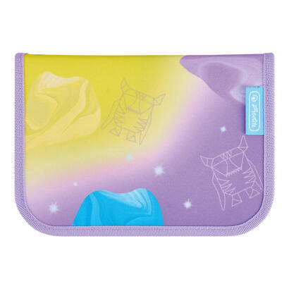 herlitz-softlight-greenline-little-monster-juego-de-mochila-escolar-chica-poliester-azul-lila-amarillo