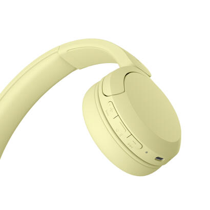 auriculares-sony-whch520-amarillo-overear-inalambricos