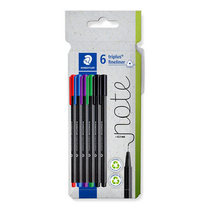 staedtler-334-c6-rotulador-de-punta-fina-negro-azul-verde-rojo-violeta-5-piezas