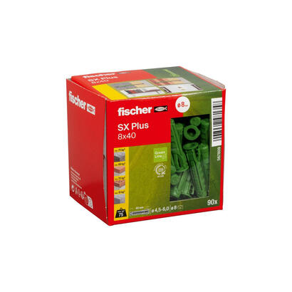 fischer-567809-tornillo-de-anclaje-y-taco-90-piezas-anclaje-de-expansion-40-mm