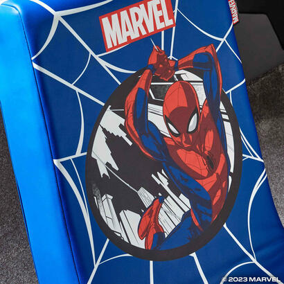 xrocker-gaming-bodensessel-azul-marvel-spider-man-klappbar