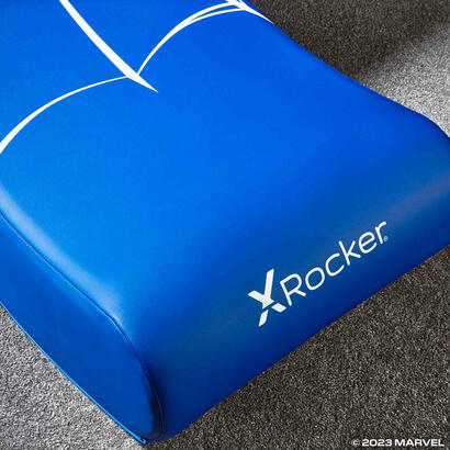 x-rocker-2021178-silla-para-videojuegos-silla-gaming-asiento-acolchado-tapizado-negro-azul-rojo-blanco