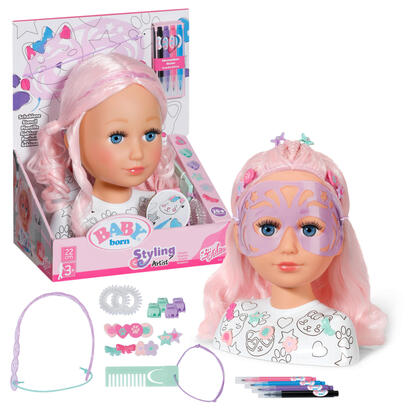 zapf-creation-baby-born-styling-head-creative-make-up-y-hairy-head-836033