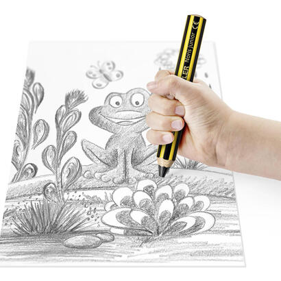 staedtler-lapiz-de-grafito-noris-junior-141-extragrueso-para-ninos-2-anos-caja-6-ud-