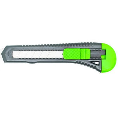 q-connect-kf10632-cuter-verde-gris-metalico-cuter-de-cuchillas-intercambiables