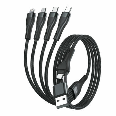 4smarts-541023-cable-usb-12-m-usb-ausb-c-usb-cmicro-usb-alightning-negro