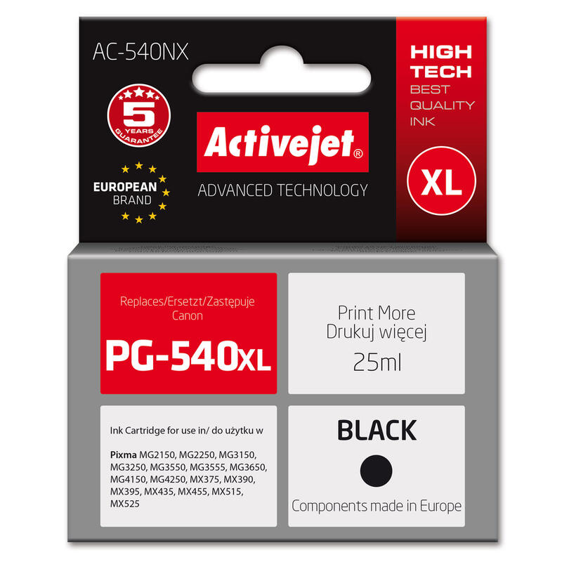 tinta-activejet-ac-540nx-para-impresoras-canon-sustituye-a-la-canon-pg-540xl-suprema-25-ml-negra tinta-activejet-ac-540nx-para-impresoras-canon-sustituye-a-la-canon-pg-540xl-suprema-25-ml-negra