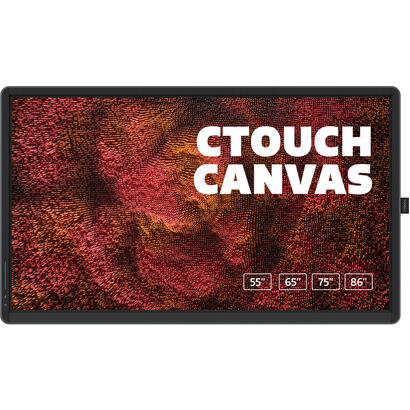 ctouch-canvas-pizarra-blanca-interactiva-1651-cm-65-3840-x-2160-pixeles-pantalla-tactil-negro