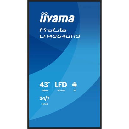iiyama-lh4364uhs-b1ag-pantalla-plana-para-senalizacion-digital-1092-cm-43-led-wifi-500-cd-m-4k-ultra-hd-negro