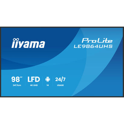 iiyama-le9864uhs-b1ag-pantalla-de-senalizacion-pantalla-plana-para-senalizacion-digital-249-m-98-wifi-500-cd-m-4k-ultra-hd-negro