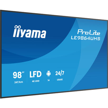 pantalla-de-senalizacion-iiyama-98-lcd-uhd-black-le9864uhs-b1ag