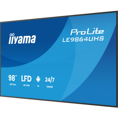 iiyama-le9864uhs-b1ag-pantalla-de-senalizacion-pantalla-plana-para-senalizacion-digital-249-m-98-wifi-500-cd-m-4k-ultra-hd-negro