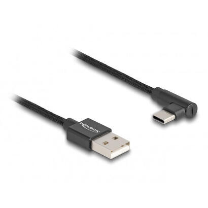 cable-usb-20-delock-usb-a-macho-usb-c-macho-3-m-con-funda-angulo-de-90negro