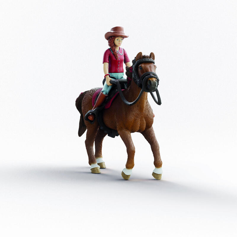 schleich-horse-club-hannah-cayenne-figura-de-juguete-marron-42711