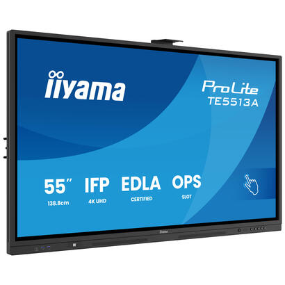 pantalla-iiyama-te6513a-b1ag-de-senalizacion-panel-plano-interactivo-1638-cm-645-wifi-450-cd-m-4k-ultra-hd-negro-pantalla-tactil
