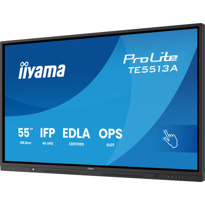 pantalla-iiyama-te6513a-b1ag-de-senalizacion-panel-plano-interactivo-1638-cm-645-wifi-450-cd-m-4k-ultra-hd-negro-pantalla-tactil